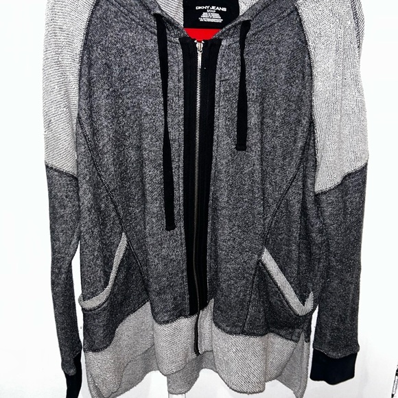 Dkny Other - DKNY Men's Zip-Up Sweater in Gray and Black
